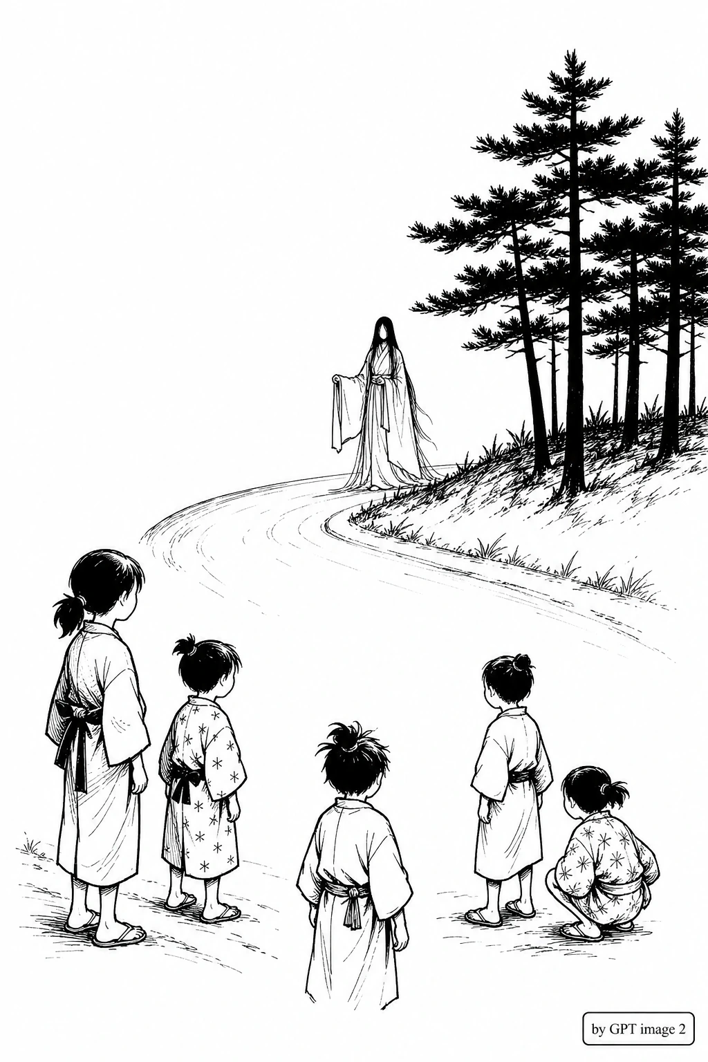 마을 괴담 삽화