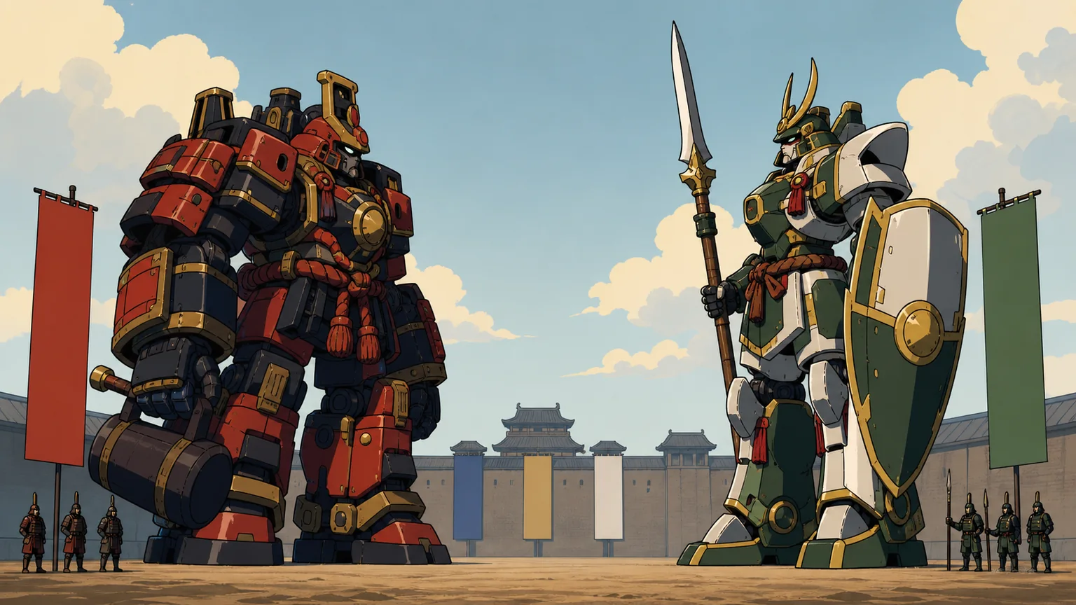 Illustration: Kunitomo-za and Kagura-han frames contrasted