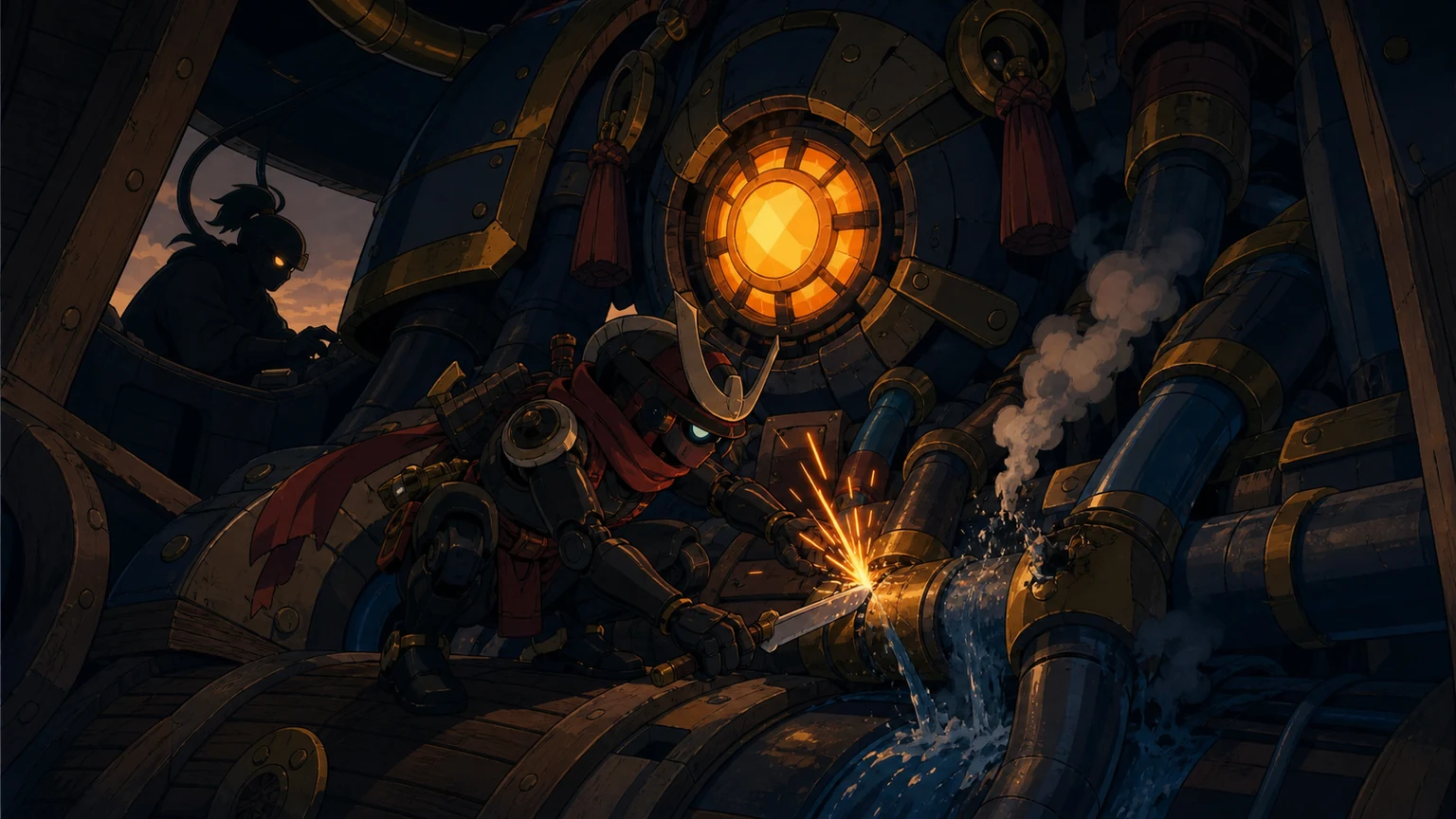 Fuma-shu Innate Arts — Heart sniping, cooling sabotage, and Pilot sniping illustration