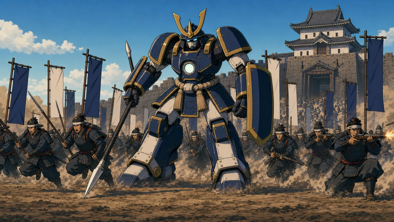 Kagura-han Innate Art — squad incorporation and charge illustration