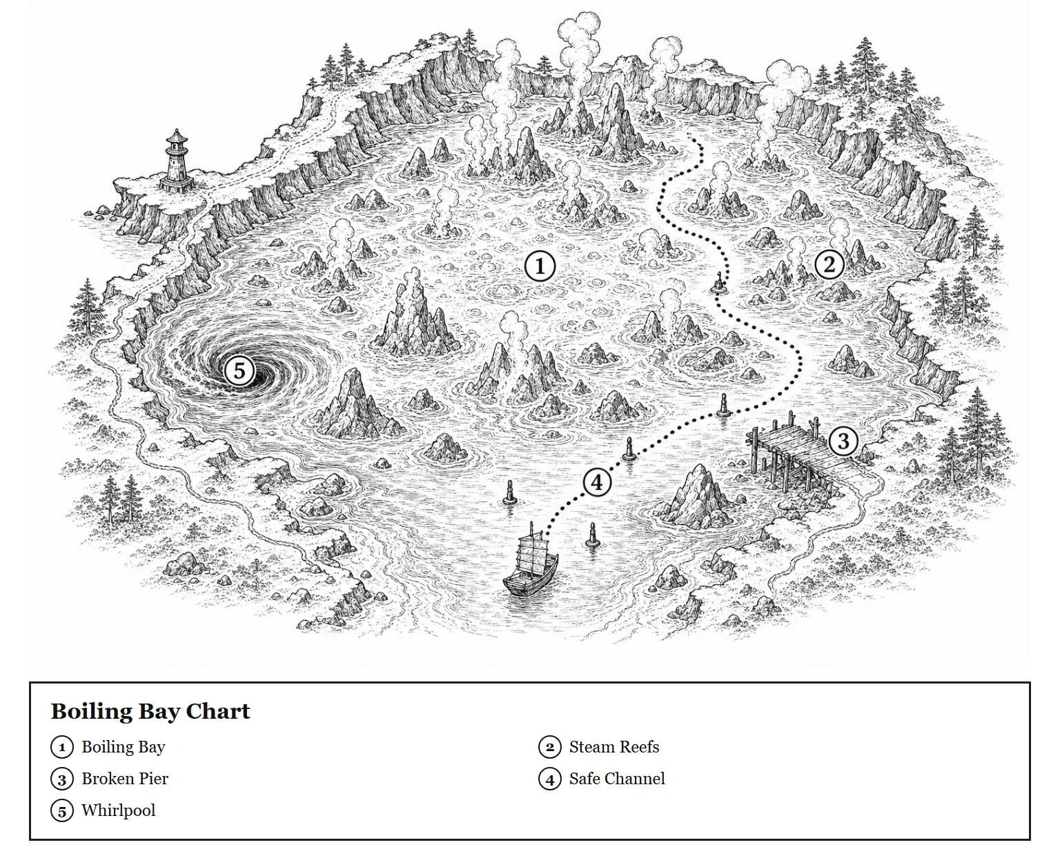 Boiling Bay Chart