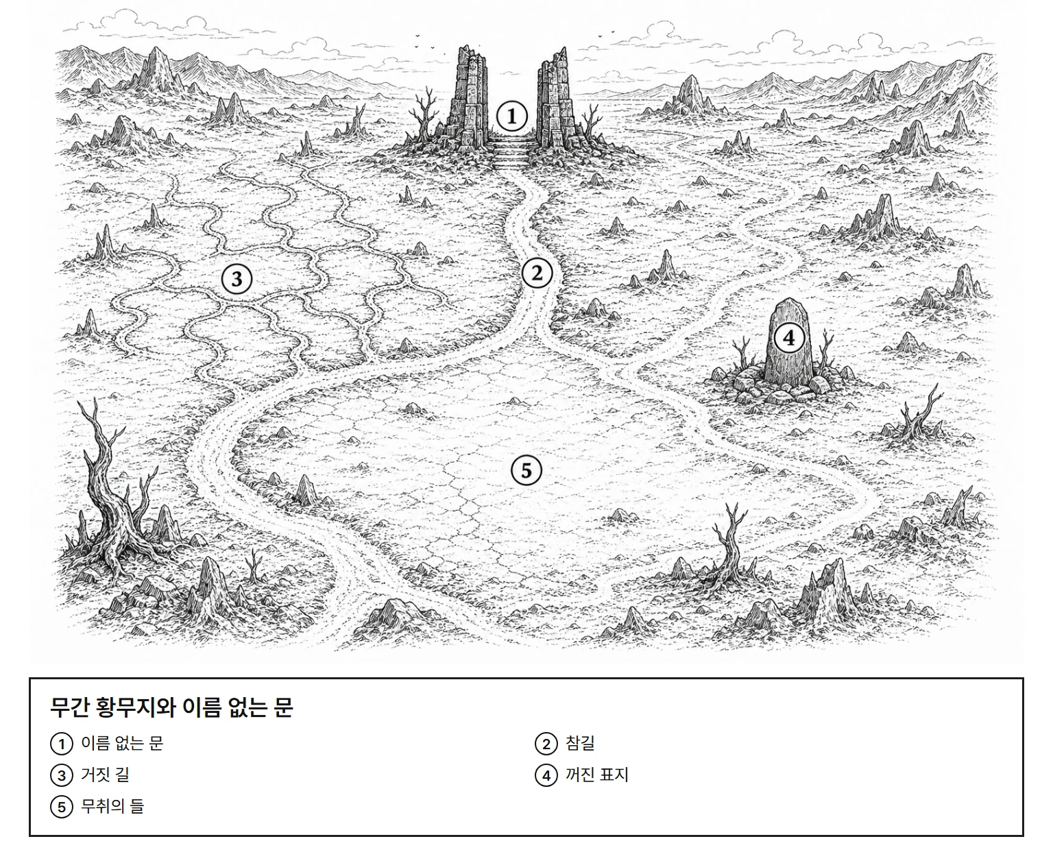 무간 황무지와 이름 없는 문