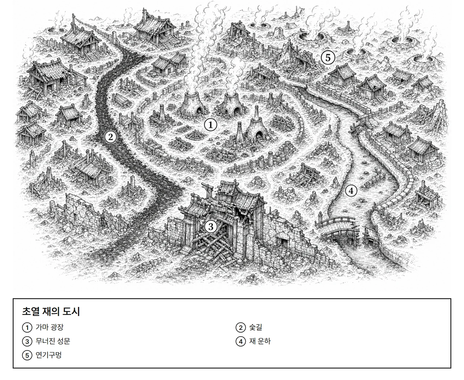 초열 재의 도시