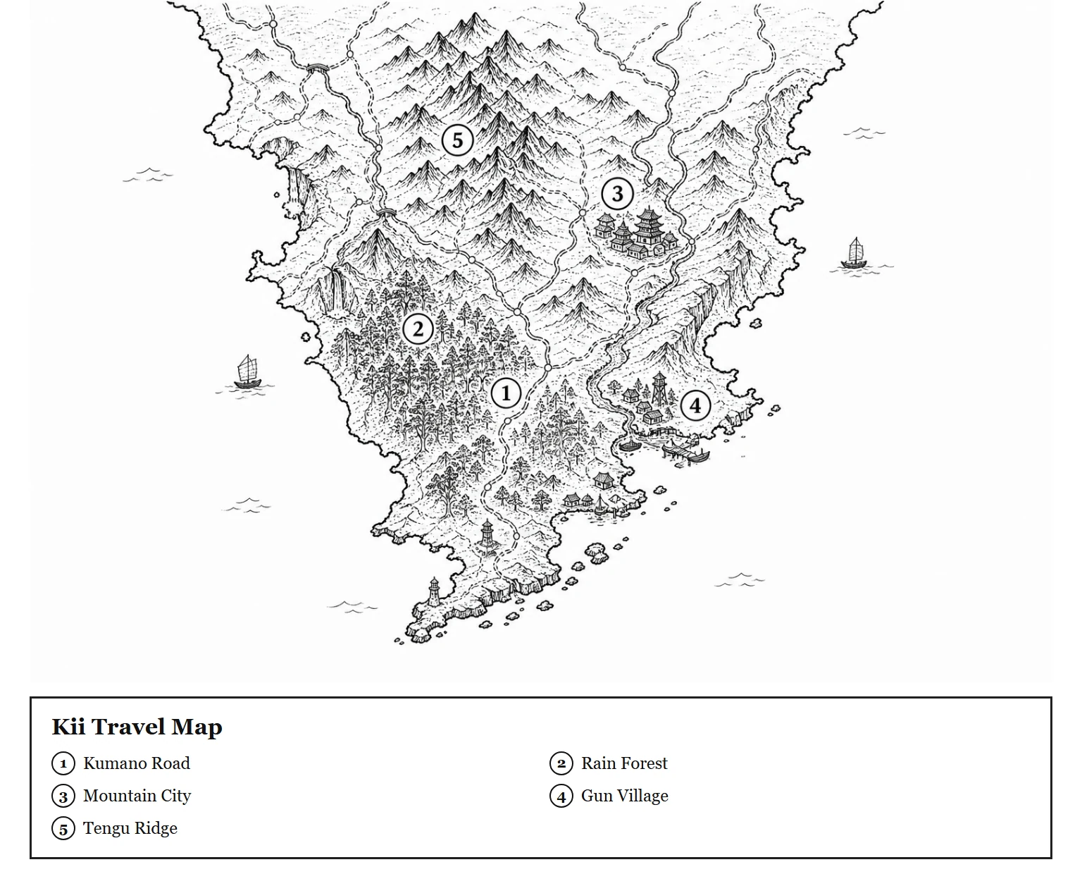 Kii Travel Map