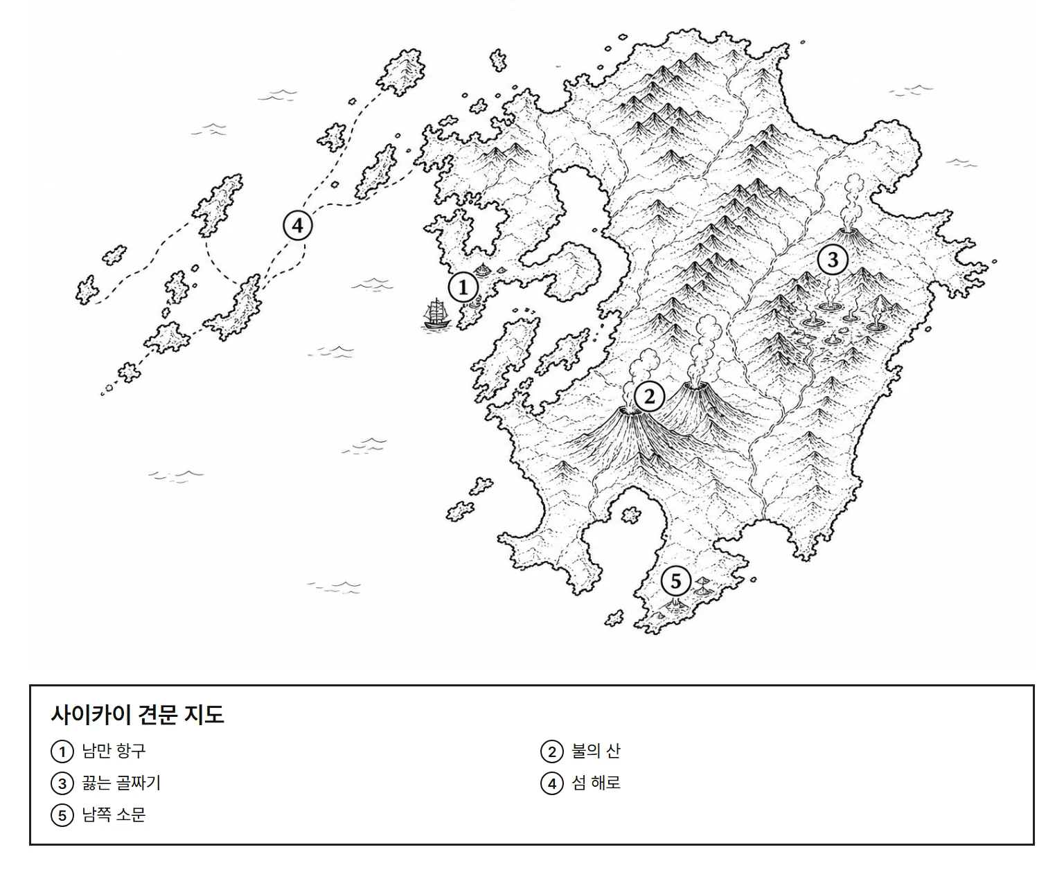 사이카이 견문 지도
